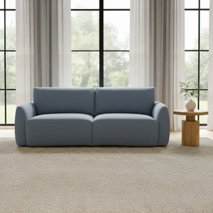 Moe's Callie Sofa 91" in Slate Blue with High Back