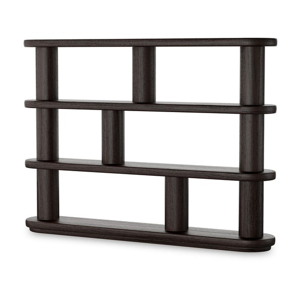 Luciana Bookcase - Ebony Oak Veneer