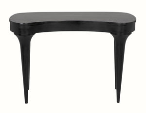Rennie Mahogany Desk in Hand-Rubbed Black Finish