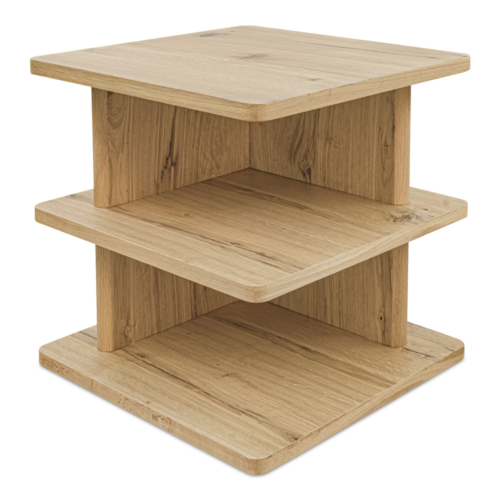 Casey Side Table in Rustic Oak