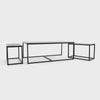 Buckley Cast Aluminum Rectangle Coffee Table Set