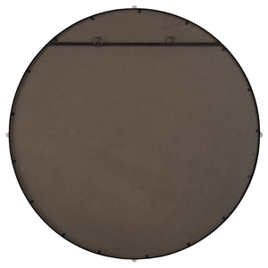 Bonded Round Black Mirror