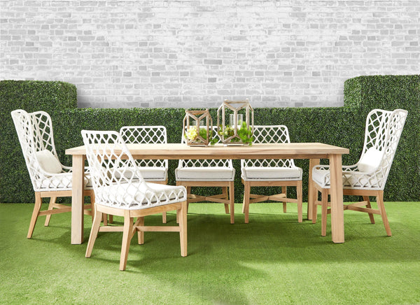 Lattis Outdoor Wing Chair