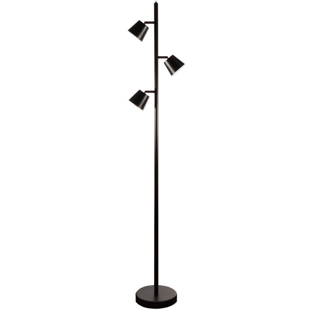 3LT LED Floor Lamp, BK