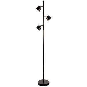 3LT LED Floor Lamp, BK
