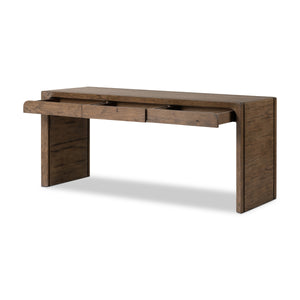 Henry Desk In Rustic Grey Veneer