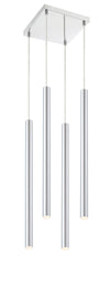 Forest 4 Light Island/Billiard in Chrome Finish