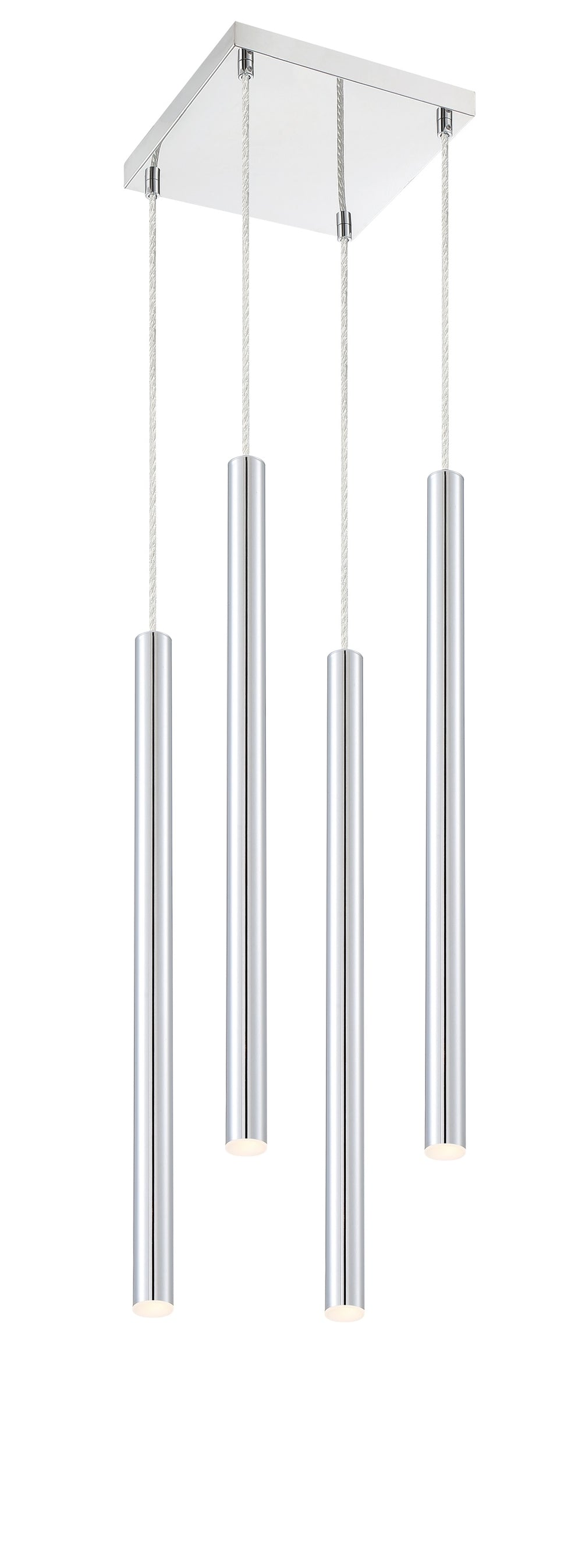 Forest 4 Light Island/Billiard in Chrome Finish