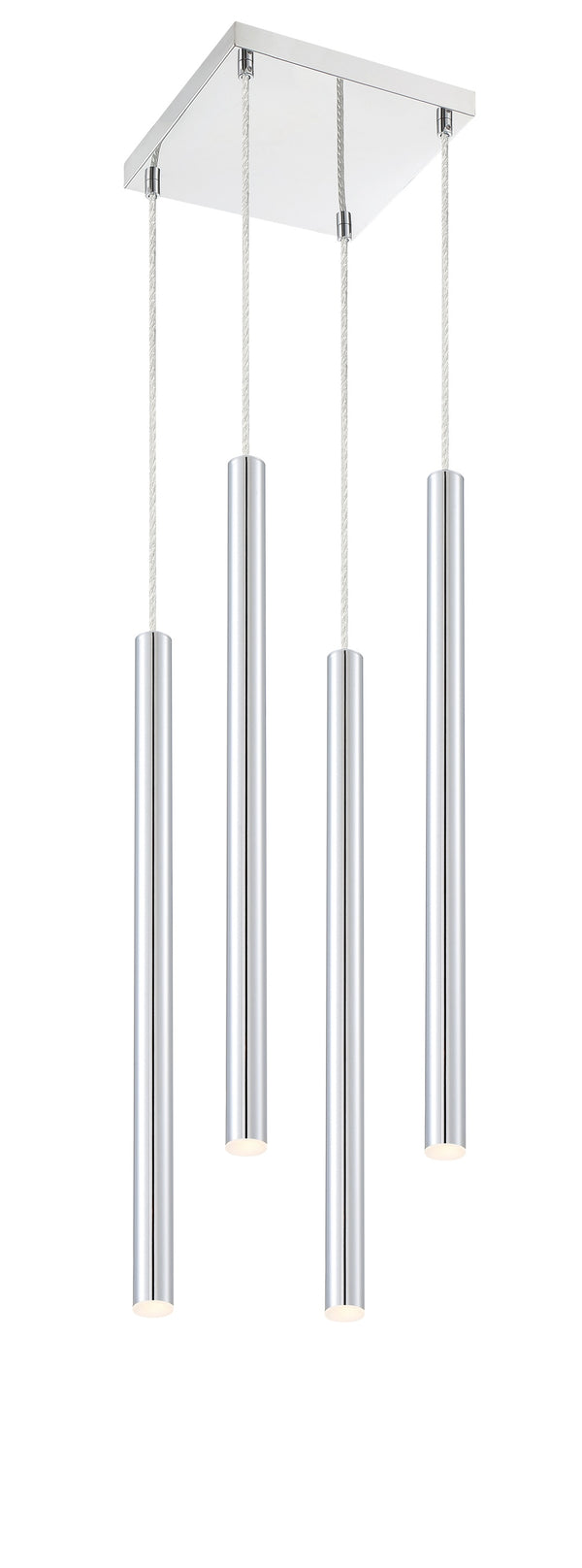 Forest 4 Light Island/Billiard in Chrome Finish
