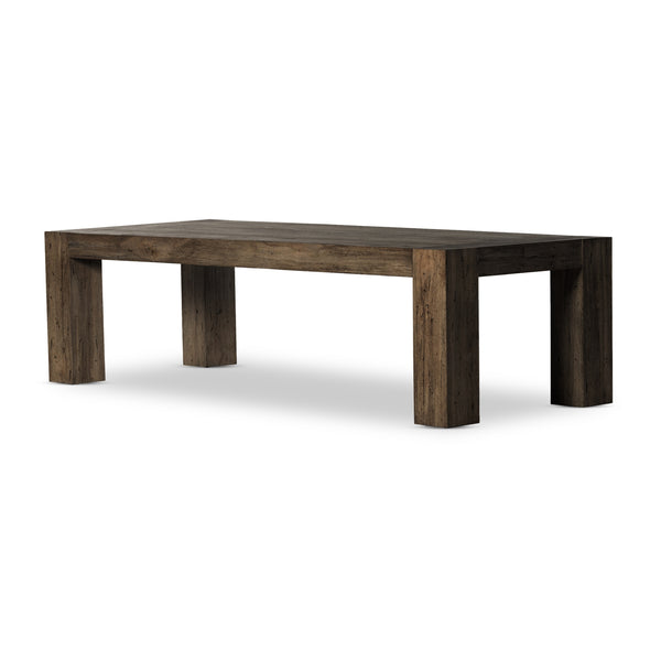 Abaso Dining Table 108" In Ebony Rustic