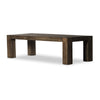 Abaso Dining Table 108" In Ebony Rustic