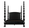 Brancusi Bed, Queen, Hand Rubbed Black