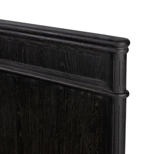 Toulouse Bed In Distressed Black In King