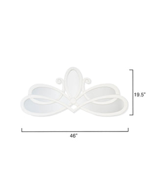 Scroll Mirror, White