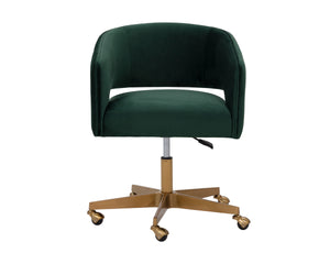 CLAREN OFFICE CHAIR - DEEP GREEN SKY