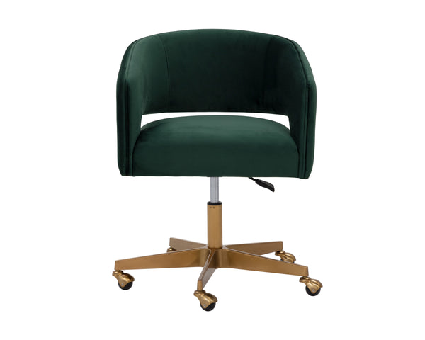 CLAREN OFFICE CHAIR - DEEP GREEN SKY