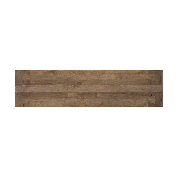 Abaso 6-Drawer Dresser In Rustic Wormwood Oak