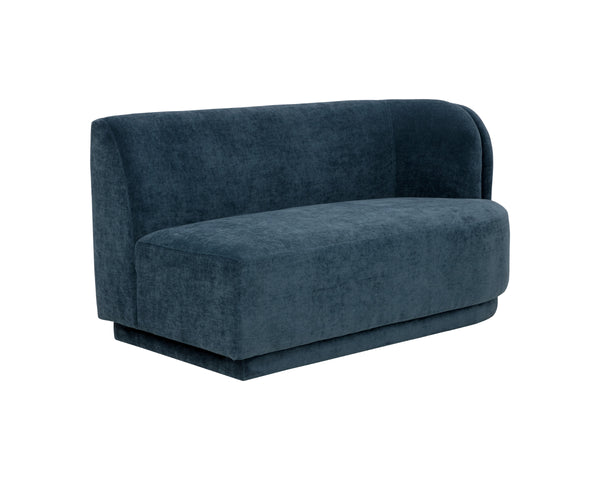JACLYN MODULAR - RIGHT ARMCHAIR - DANNY DUSTY BLUE