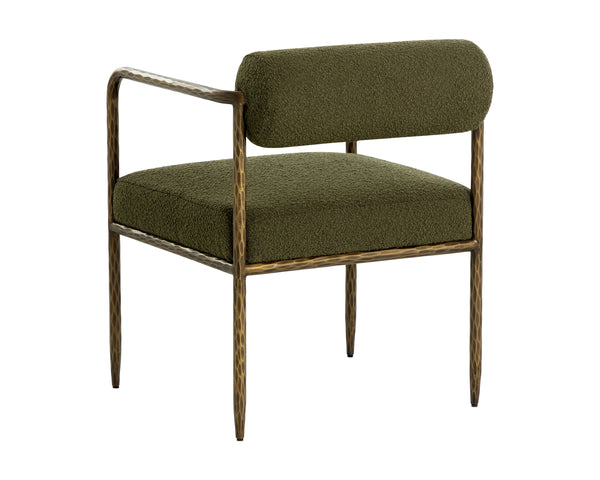 AJANI DINING ARMCHAIR - COPENHAGEN OLIVE