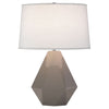 Smokey Taupe Delta Table Lamp