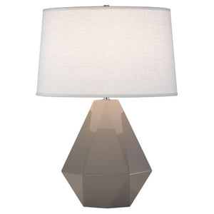 Smokey Taupe Delta Table Lamp