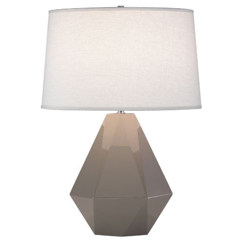 Smokey Taupe Delta Table Lamp