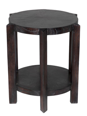 Yuhuda Small Side Table, Sombre Finish