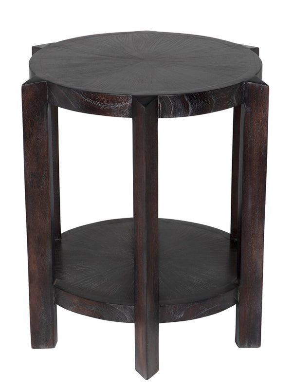 Yuhuda Small Side Table, Sombre Finish