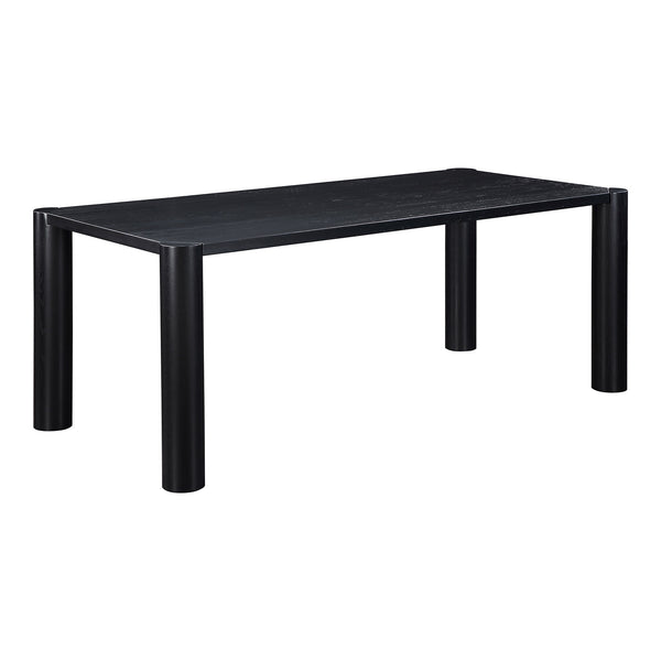 Post Blackened Oak Dining Table
