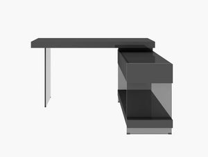 Reese Desk in Grey High Gloss