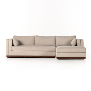 Lawrence 2-Piece Sectional W/ Chaise - Nova Taupe