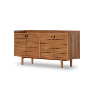Lula Outdoor Sideboard - Natural Teak-FSC