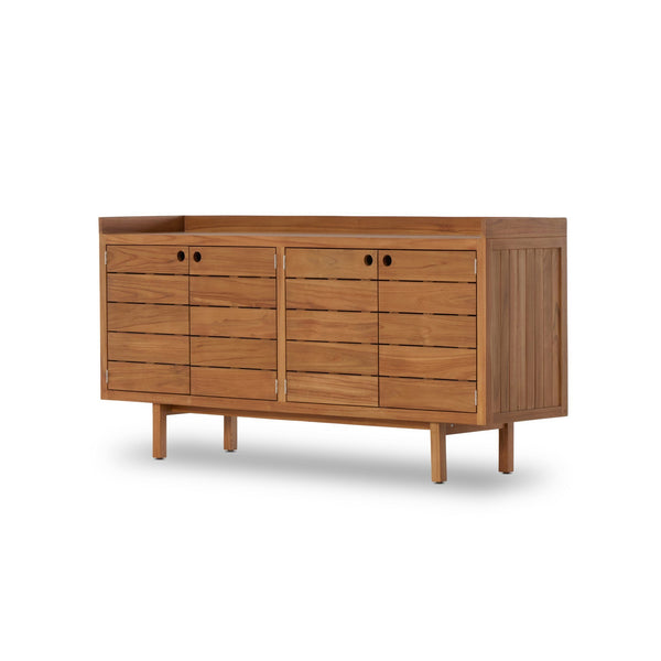 Lula Outdoor Sideboard - Natural Teak-FSC