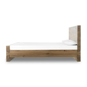 Lia King Bed in Natural Reclaimed French