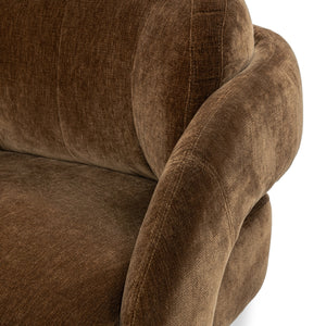 Salino Upholstered Lounge Chair with Foam Seat - Bronze