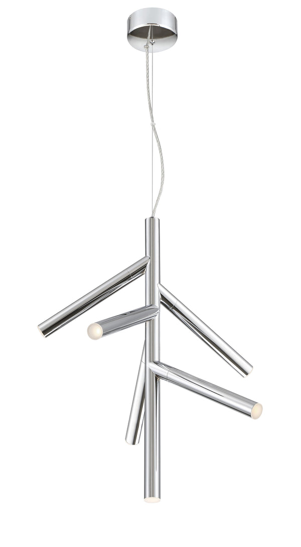 Forest 6 Light Pendant in Chrome Finish