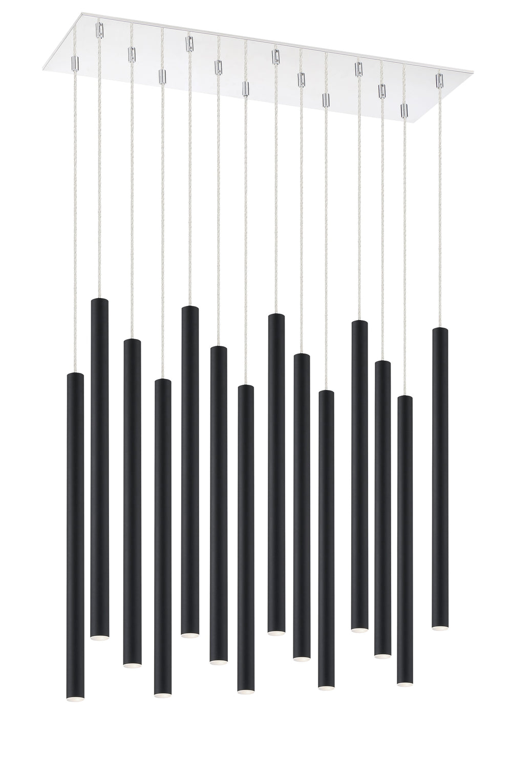 Forest 14 Light Island/Billiard in Chrome Finish