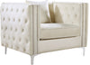 Stuart Chair In Cream Velvet