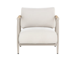 MUROS LOUNGE CHAIR - GREIGE - PALAZZO CREAM