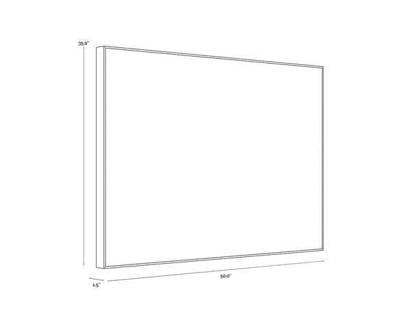 PICTURE IN POLAROIDS - 50" X 35" - BLACK FRAME