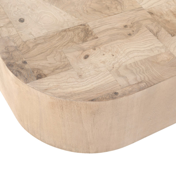 Blanco Coffee Table In Bleached Burl