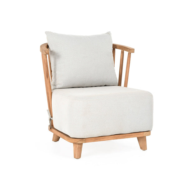 Hearst Outdoor Accent Chair - Teak & Olefin
