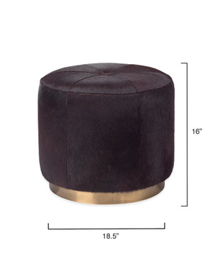 Thackery Hide On Roud Pouf, Small