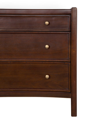 Hampton Side Table Hand Rubbed Brown
