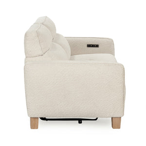 Conway Power Recliner Sofa with Dual Recline - Ivory
