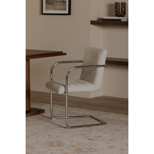 Moe's Pedro Dining Chair Set of 2 in Beige
