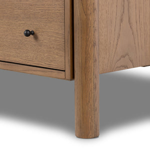 Roark 6 Drawer Dresser In Amber Oak Veneer