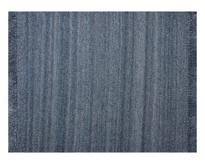 LINDAU HAND-WOVEN RUG - TEAL - 9' X 12'