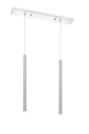 Forest 2 Light Island/Billiard in Chrome Finish