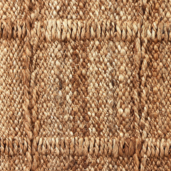 Grid Jute Rug - Natural Grid Jute